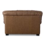 Halston Lounge Chair Tan Leather AZ-1004-03 AZ 1004 03 Halston back shadsilo