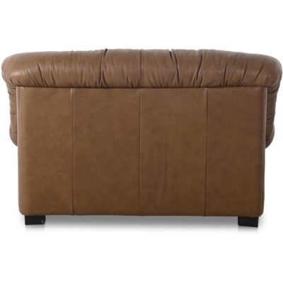 Halston Lounge Chair Tan Leather 10 Halston Lounge Chair Tan Leather AZ-1004-03 AZ 1004 03 Halston back shadsilo