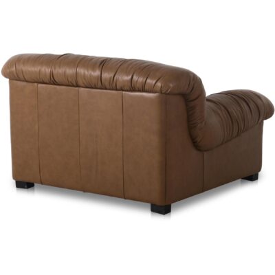 Halston Lounge Chair Tan Leather 8 Halston Lounge Chair Tan Leather AZ-1004-03 AZ 1004 03 Halston diagL back shadsilo