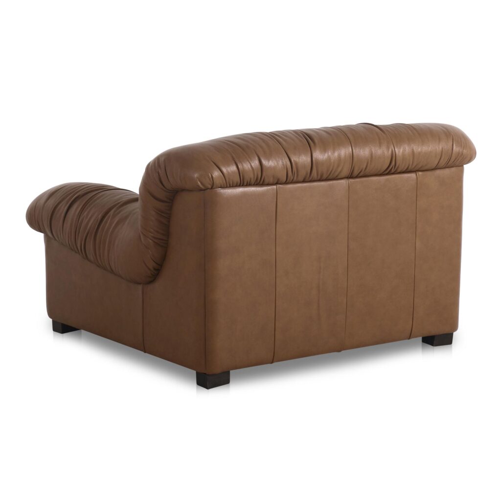Halston Lounge Chair Tan Leather - Image 2