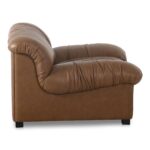 Halston Lounge Chair Tan Leather AZ-1004-03 AZ 1004 03 Halston side right shadsilo
