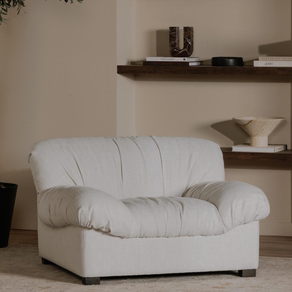 Halston Lounge Chair Flecked Oat - Image 7