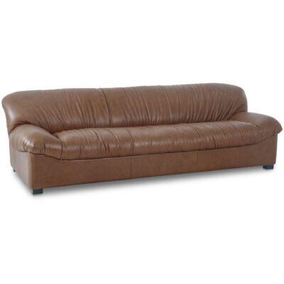 Halston Sofa Tan Leather AZ-1005-03 AZ 1005 03 Halston diagR shadsilo