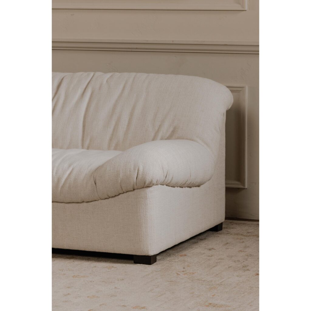Halston Sofa Flecked Oat - Image 6