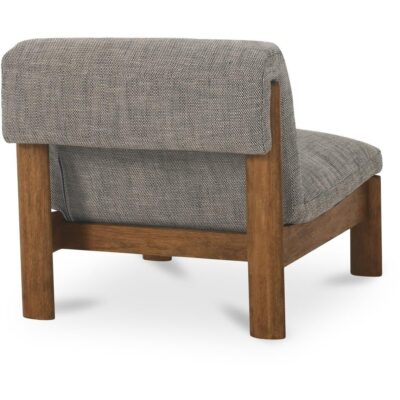 Pierce Accent Chair Flecked Black AZ-1006-02 AZ 1006 02 Pierce diagL back shadsilo