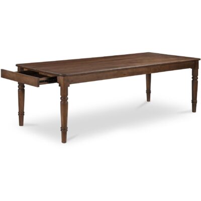 Russet Dining Table Brown BB-1021-03 BB 1021 03 Russet diagR open shadsilo