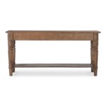 Russet Console Table Brown BB-1023-03 BB 1023 03 Russet back shadsilo