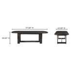Glenn Oval Dining Table Dark Brown BB-1026-20-0 BB 1026 20 0 70