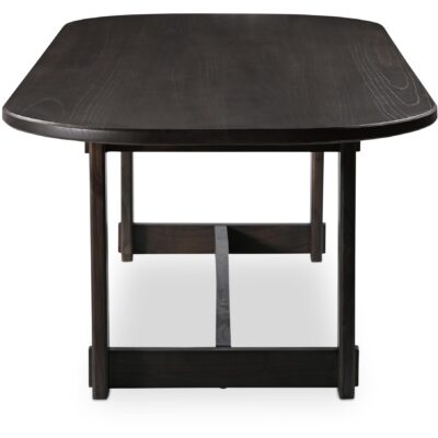 Glenn Oval Dining Table Dark Brown BB-1026-20-0 BB 1026 20 0 Glenn side shadsilo