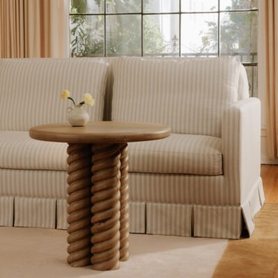 Treccia Side Table Oak BB-1030-24 BB 1030 24 11