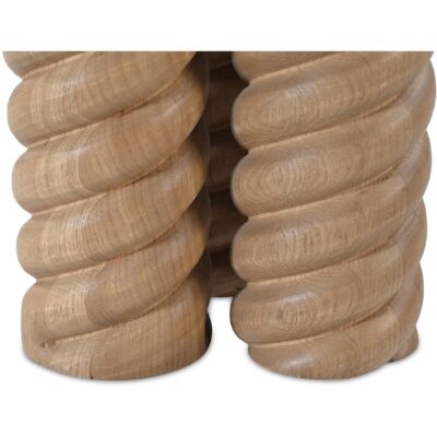 Treccia Side Table Oak BB-1030-24 BB 1030 24 Treccia closeup01 shadsilo