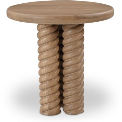 Treccia Side Table Oak