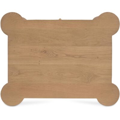 Treccia 2 Drawer Nightstand Oak BB-1031-24 BB 1031 24 Treccia top shadsilo