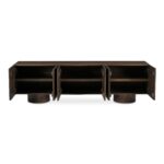 Hadley Media Unit Warm Brown BB-1035-20 BB 1035 20 Hadley front open shadsilo