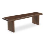 Lila Dining Bench Large Brown BB-1037-03-0 BB 1037 03 0 Lila diagR shadsilo