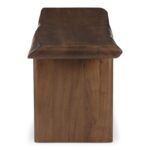 Lila Dining Bench Large Brown BB-1037-03-0 BB 1037 03 0 Lila side right shadsilo