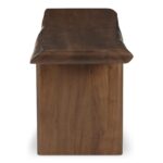 Lila Dining Bench Small Brown BB-1038-03-0 BB 1038 03 0 Lila side right shadsilo