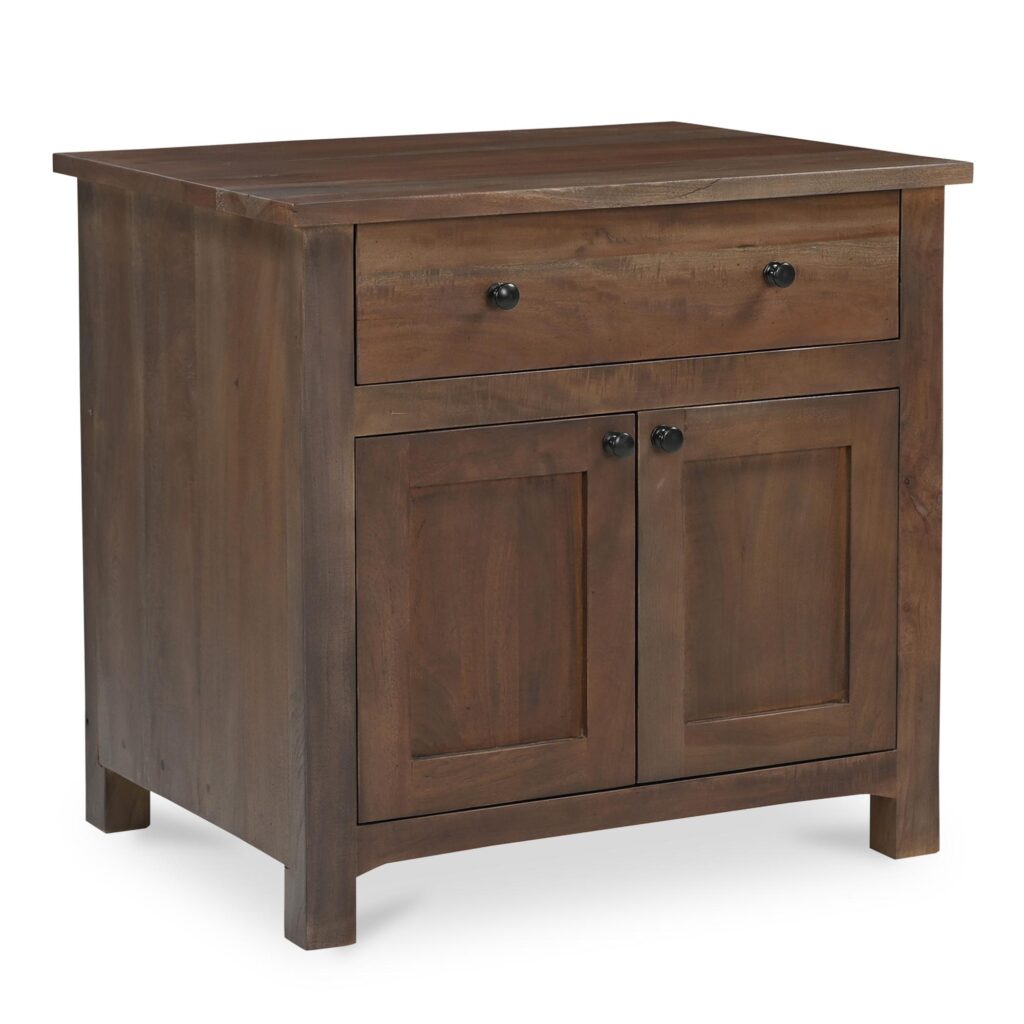 Gene Charging Nightstand Dark Brown - Image 2