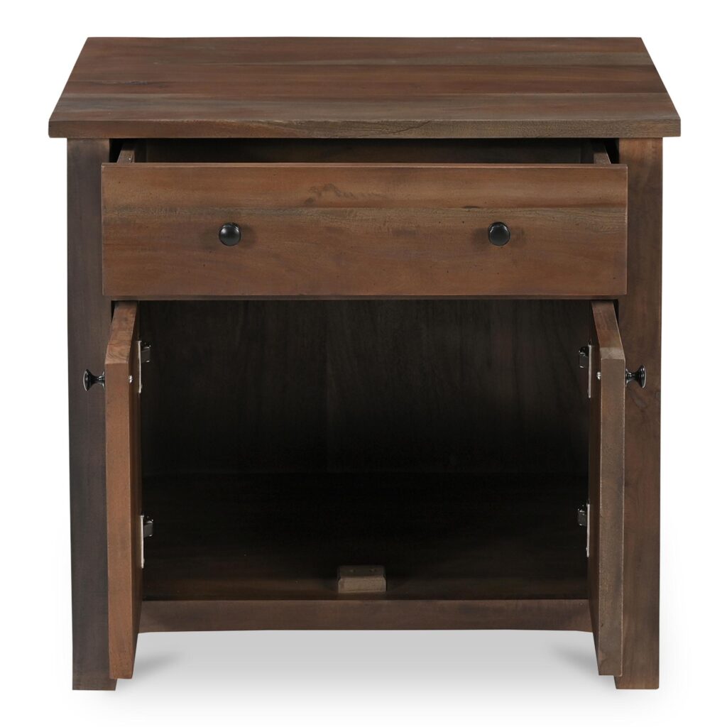 Gene Charging Nightstand Dark Brown - Image 4