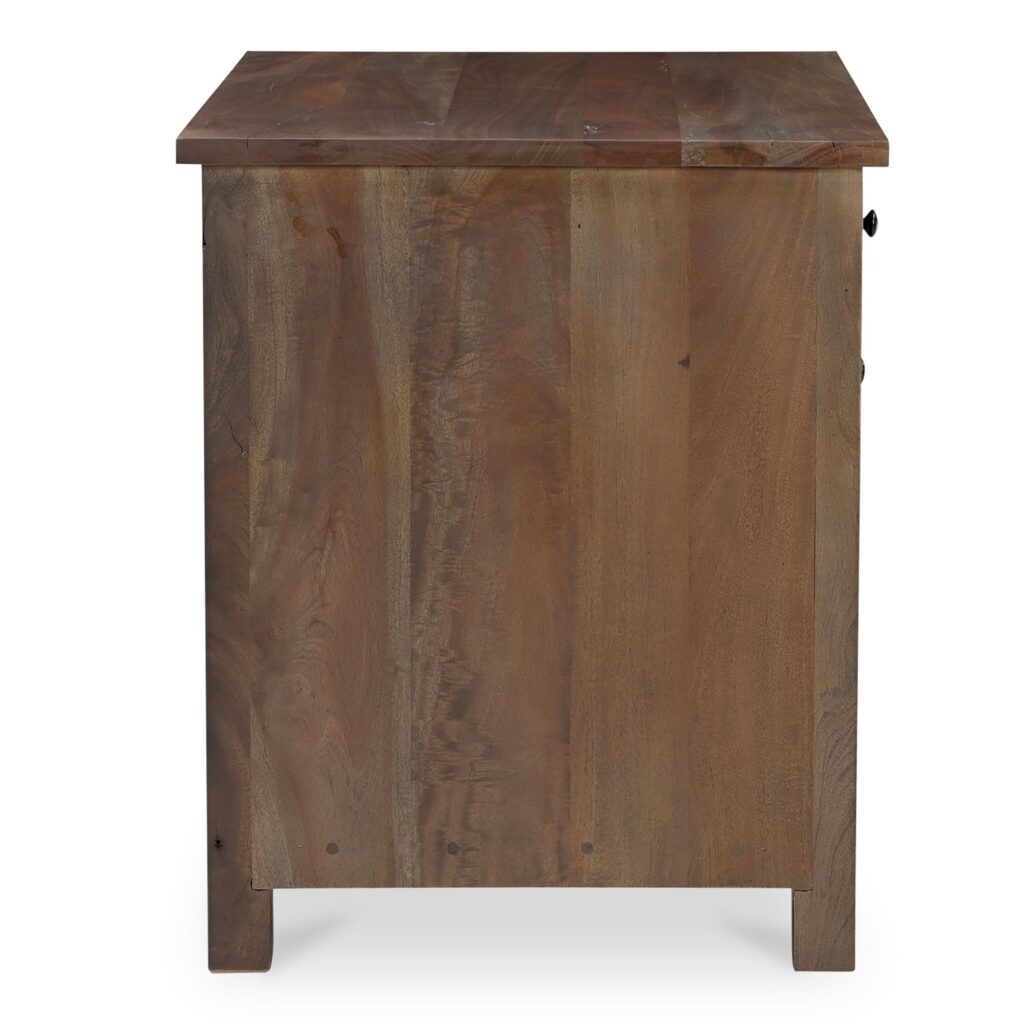 Gene Charging Nightstand Dark Brown - Image 3