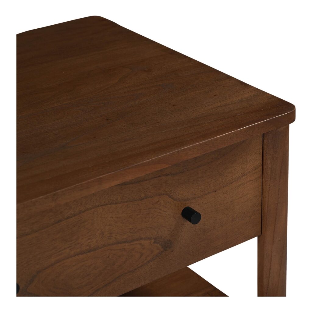 Lottie Charging Nightstand Brown - Image 7