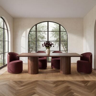 Hadley Dining Table Large Warm Brown BB-1048-20-0 BB 1048 20 0 10