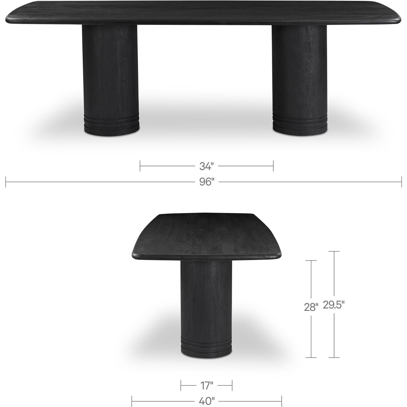 Daphne Dining Table Large Black 3 Daphne Dining Table Large Black - Image 3