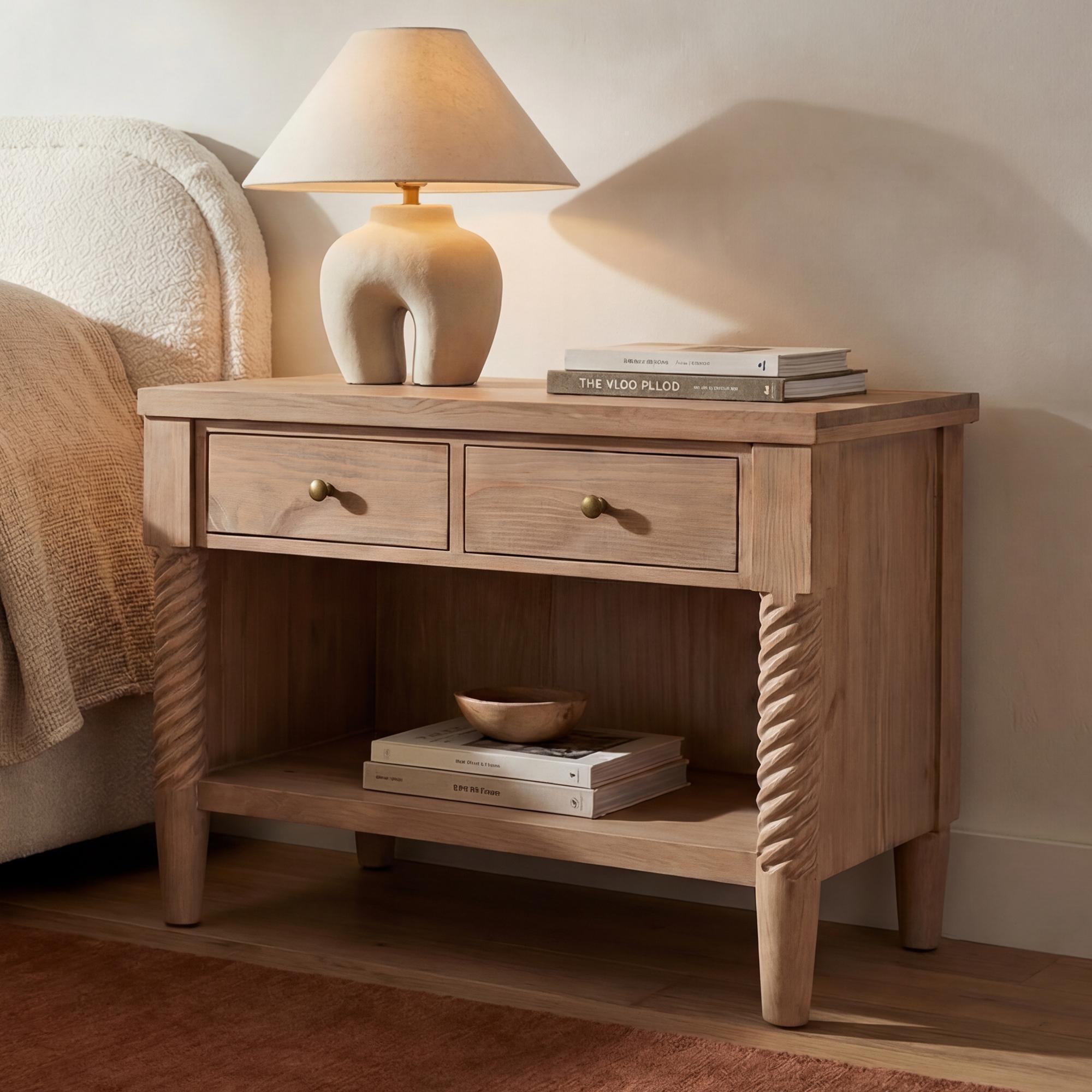 Joni Nightstand Natural 2 Joni Nightstand Natural - Image 2