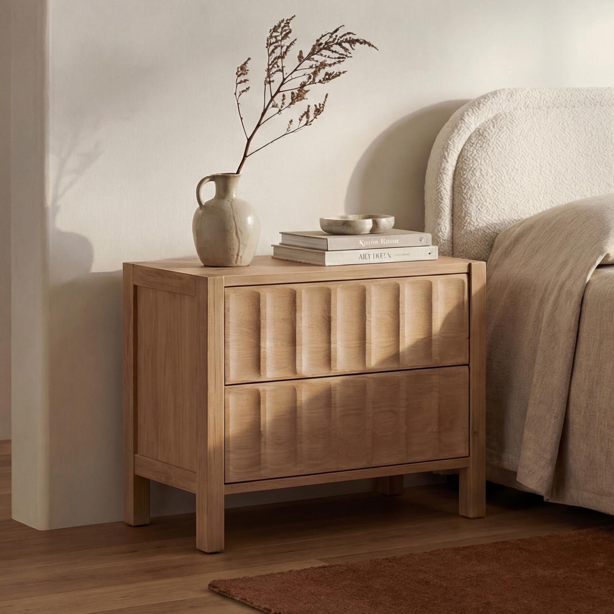 Roland Nightstand Natural 2 Roland Nightstand Natural - Image 2