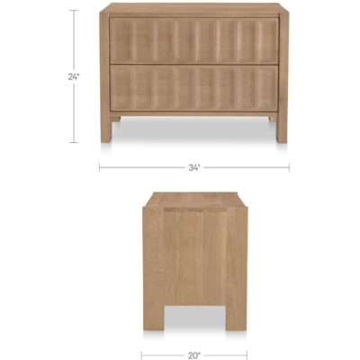 Roland Nightstand Natural 5 Roland Nightstand Natural BB-1053-24 BB 1053 24 70 dim