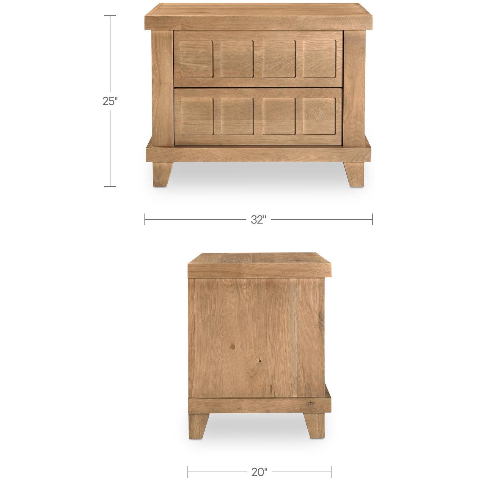 Enya Nightstand Natural Oak 3 Enya Nightstand Natural Oak - Image 3