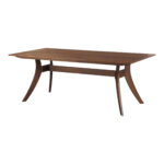 Florence Rectangular Dining Table Small Walnut BC-1001-03 BC 1001 03 01