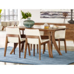 Florence Rectangular Dining Table Small Walnut BC-1001-03 BC 1001 03 30