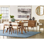 Florence Rectangular Dining Table Small Walnut BC-1001-03 BC 1001 03 50