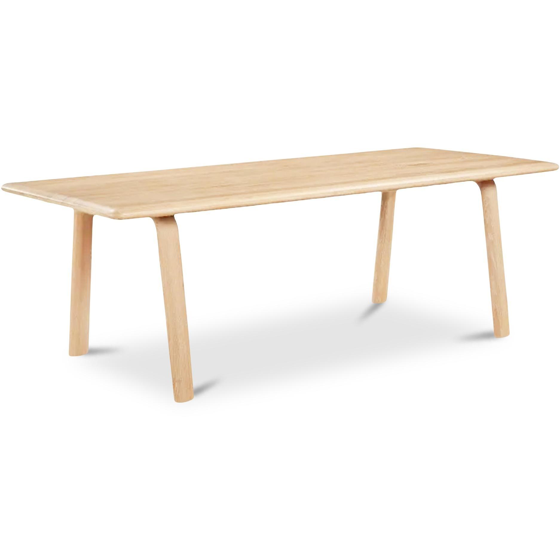 Malibu Dining Table White Oak 1 Malibu Dining Table White Oak