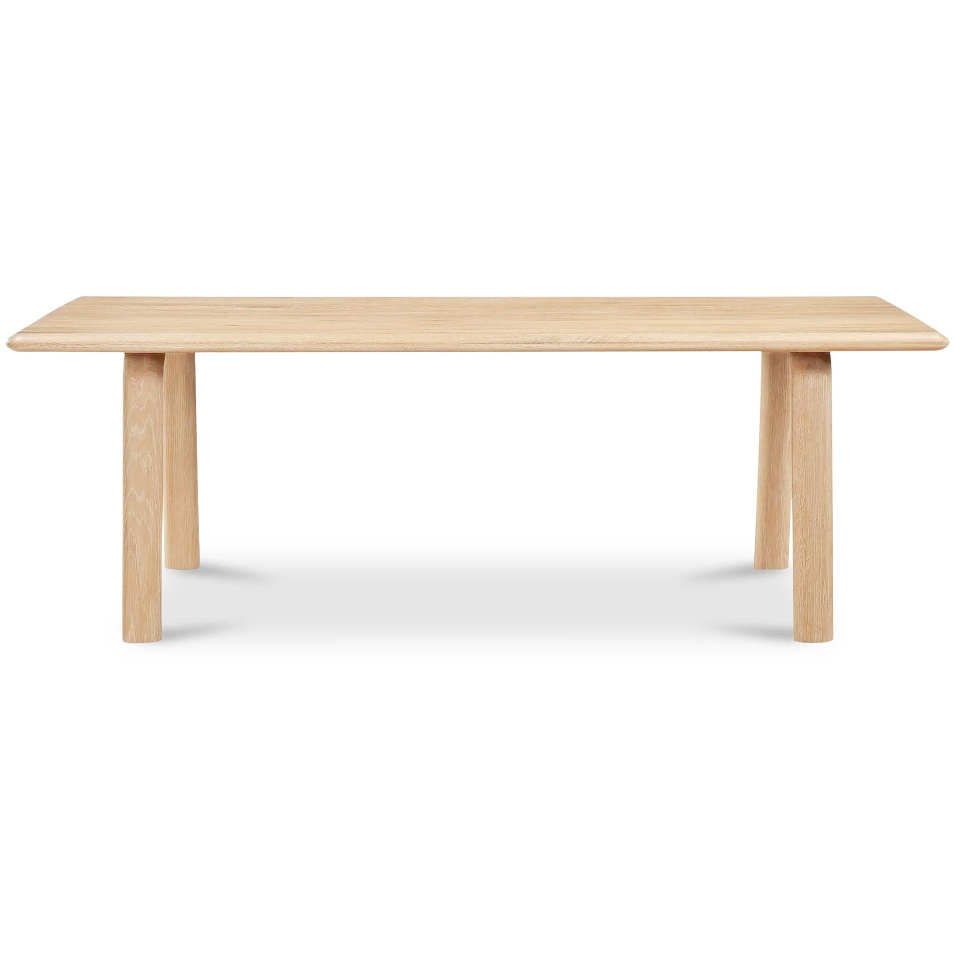 Malibu Dining Table White Oak 2 Malibu Dining Table White Oak - Image 2