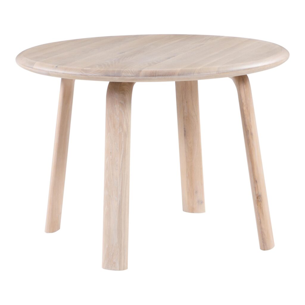 Malibu Round Dining Table White Oak BC-1047-18 BC 1047 18