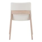 Deco Oak Dining Chair White Pvc (Set of 2) BC-1086-05 BC 1086 05 03