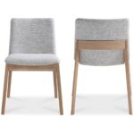 Deco Oak Dining Chair Light Grey (Set of 2) BC-1086-29 BC 1086 29 82