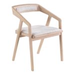 Padma Oak Arm Chair Light Grey BC-1091-29 BC 1091 29 01