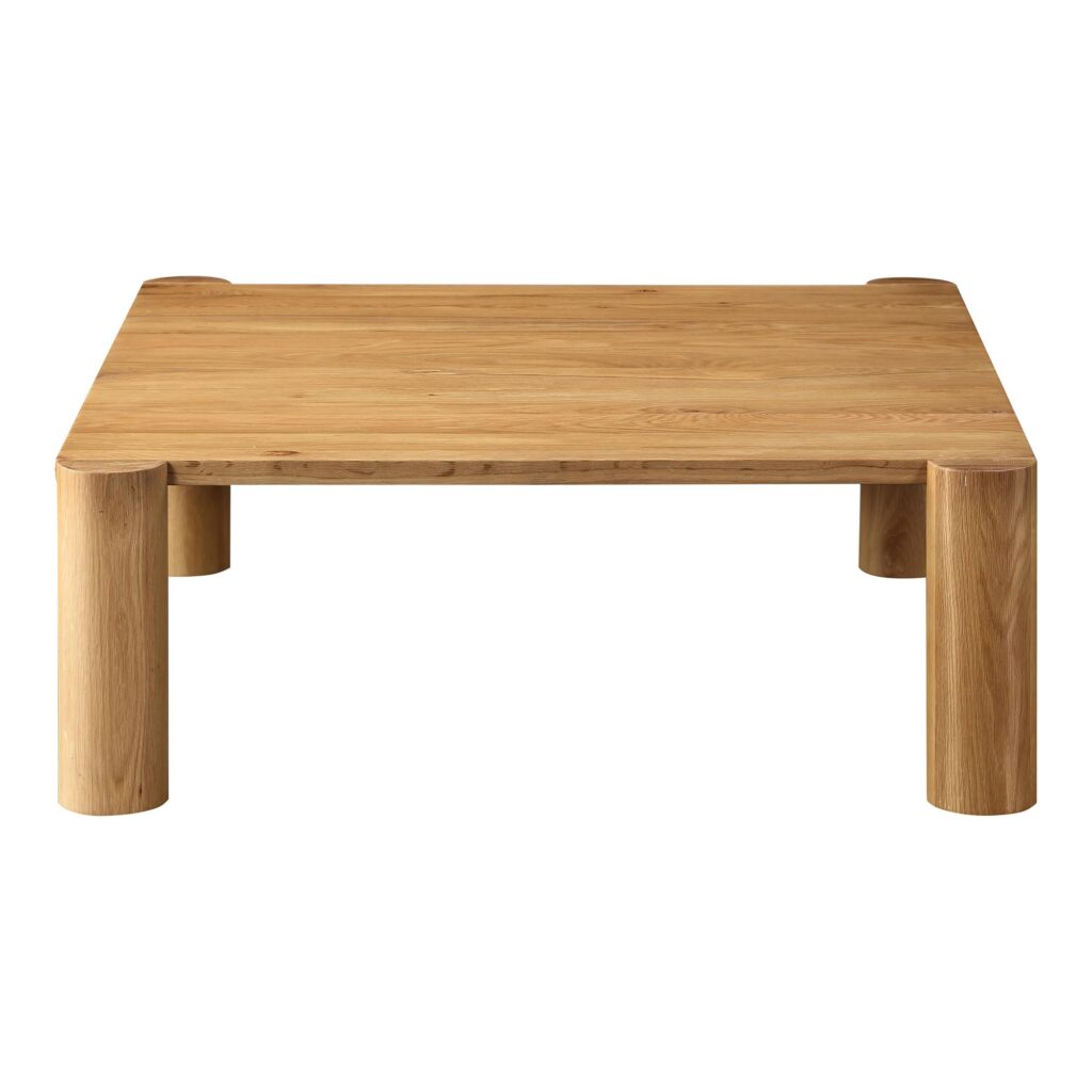 Post Coffee Table White Oak - Image 2