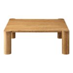 Post Coffee Table White Oak BC-1096-18-0 BC 1096 18 01