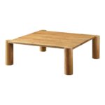 Post Coffee Table White Oak BC-1096-18-0 BC 1096 18 02