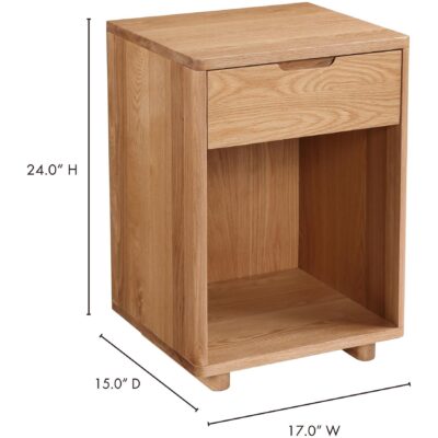 Osamu Oak Nightstand BC-1104-24 BC 1104 24 70