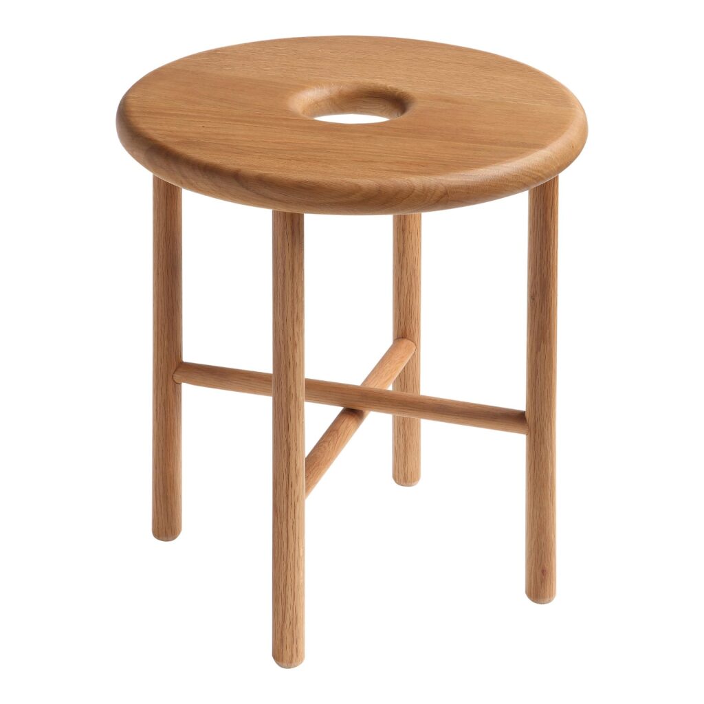 Namba Oak Stool BC-1106-24 BC 1106 24