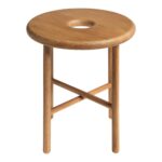 Namba Oak Stool BC-1106-24 BC 1106 24 01