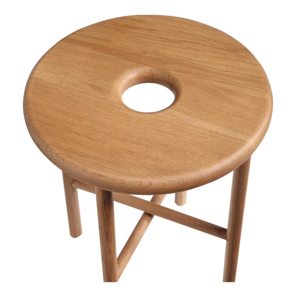 Namba Oak Stool BC-1106-24 BC 1106 24 02