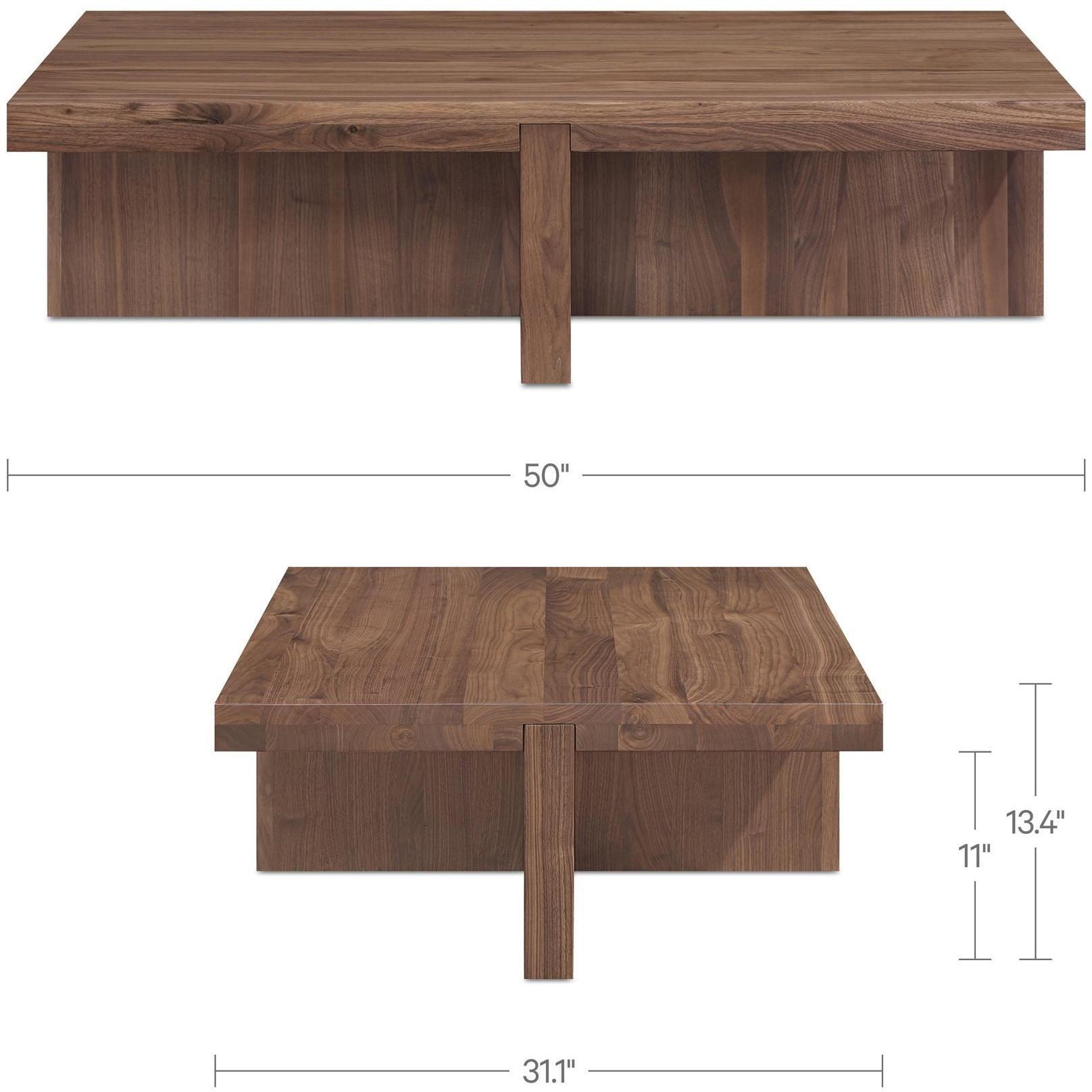 Folke Coffee Table Walnut 7 Folke Coffee Table Walnut - Image 7