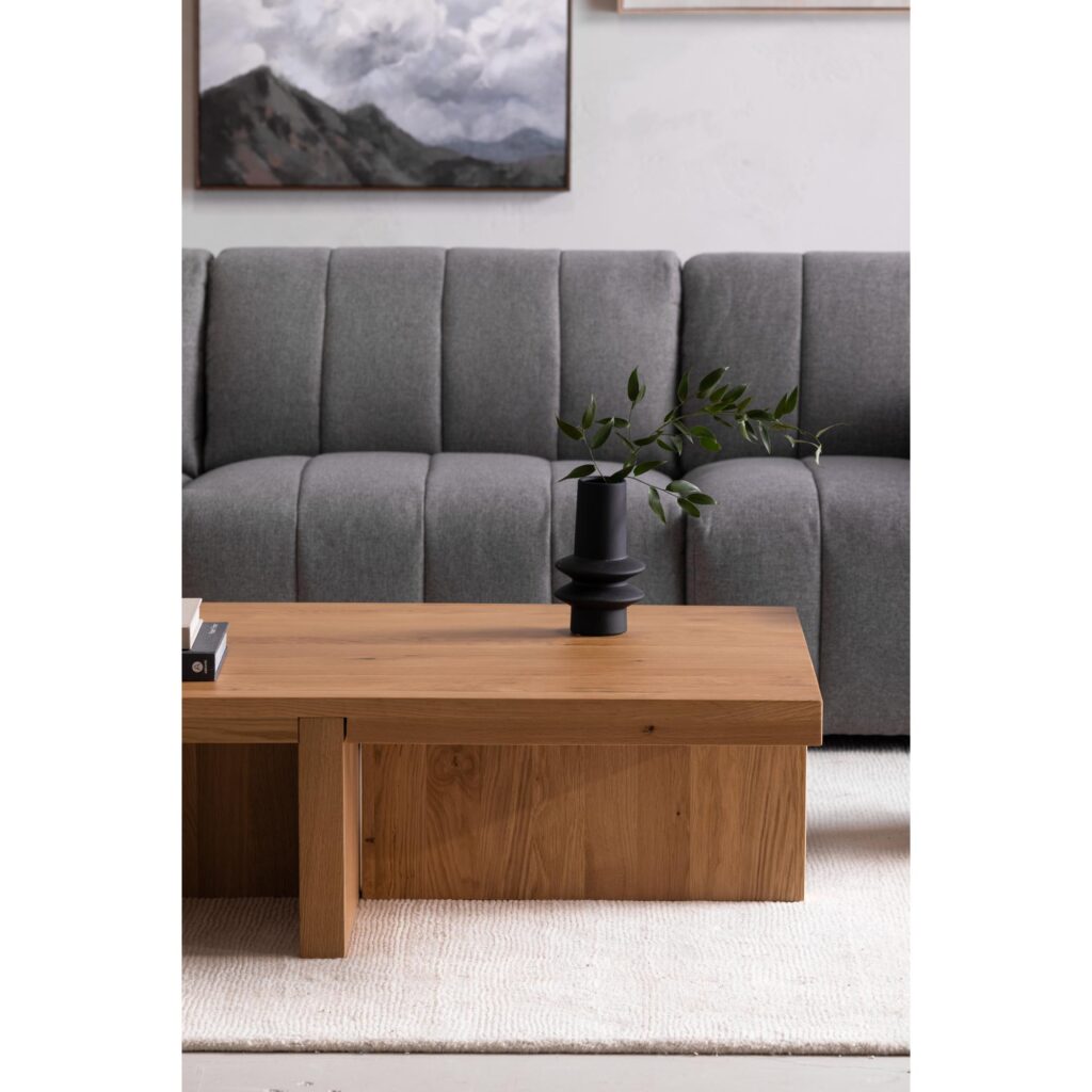 Folke Rectangular Coffee Table Natural - Image 6