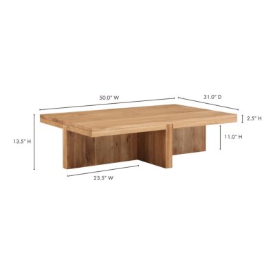 Folke Rectangular Coffee Table Natural 17 Folke Rectangular Coffee Table Natural BC-1116-24 BC 1116 24 70